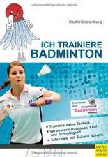 Ich trainiere Badminton