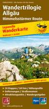 Wanderkarte Wandertrilogie Allgäu - Himmelsstürmer 1 : 35 000