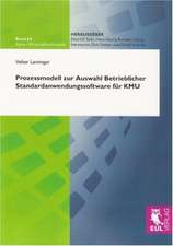 Prozessmodell zur Auswahl Betrieblicher Standardanwendungssoftware für KMU