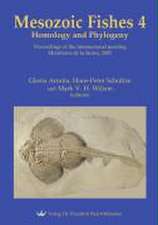 Mesozoic Fishes 4 - Homology and Phylogeny. Ökologisches Langzeitmonitoring