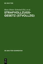 Strafvollzugsgesetz (StVollzG): Gesetz über den Vollzug der Freiheitsstrafe und der freiheitsentziehenden Maßregeln der Besserung und Sicherung vom 16. März 1976 (BGBl. I, S. 581) zuletzt geändert durch das Gesetz vom 23. März 2005 (BGBl. I, S. 930). Kommentar