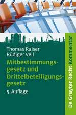 Mitbestimmungsgesetz und Drittelbeteiligungsgesetz: Kommentar