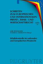 Inhaltskontrolle im nationalen und Europäischen Privatrecht: Deutsch-griechische Perspektiven