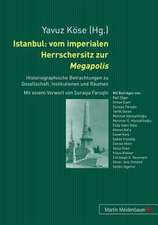 Istanbul: Historiographische Betrachtungen Zu Gesellschaft, Institutionen Und Raeumen