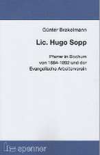 Lic. Hugo Sopp.