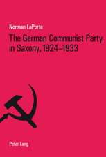 The German Communist Party in Saxony, 1924-1933