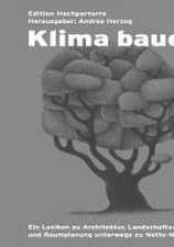 Klima bauen