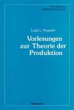 Vorlesungen zur Theorie der Produktion