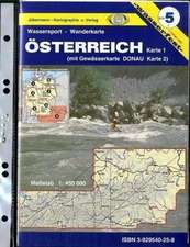 Wassersport-Wanderkarte 05. Österreich 1 : 450 000