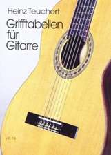 Grifftabellen für Gitarre