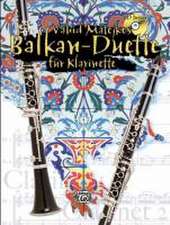 Vahid Matejkos Balkan Duette für Klarinette Buch/CD