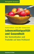 Lebensmittelqualität und Gesundheit