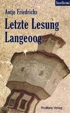 Letzte Lesung Langeoog