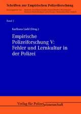 Empirische Polizeiforschung V: Fehler und Lernkultur in der Polizei