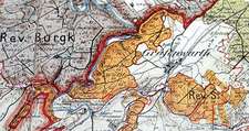 Historische Karte: Vogtland: Oberland der Fürstentumer Reuss 1901 (Plano)