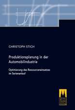 Produktionsplanung in der Automobilindustrie