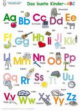 Das bunte Kinder-ABC. Poster 100 x 70 cm