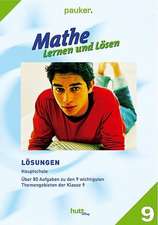 Mathe - Lernen und Lösen Klasse 9 Lösungen