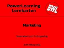 BWL. Marketing. PowerLearning Lernkarten