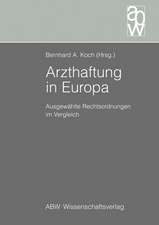 Arzthaftung in Europa