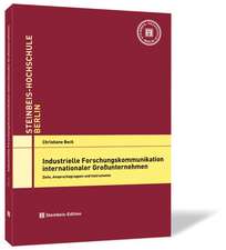 Beck, C: Industrielle Forschungskommunikation internationale