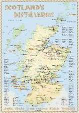 Whisky Distilleries Scotland - Poster 70 x 100 cm - Premium Edition