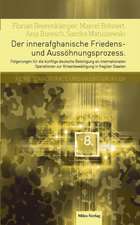 Der innerafghanische Friedens- und Aussöhnungsprozess