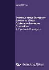 Exogenous versus Endogenous Governance of Open Collaborative Innovation Communities