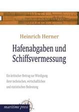 Hafenabgaben und Schiffsvermessung