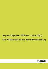 Der Volksmund in der Mark Brandenburg