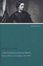 Clara Schumann Johannes Brahms