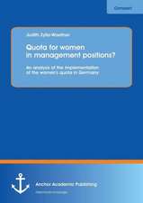 Quota for women in management positions? An analysis of the implementation of the women's quota in Germany