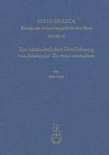 Zur Mittelalterlichen Uberlieferung Von Aristoteles' de Motu Animalium