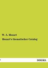 Mozart's thematischer Catalog