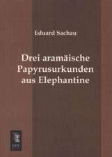 Drei aramäische Papyrusurkunden aus Elephantine