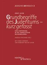 Grundbegriffe des Judentums - kurz gefasst