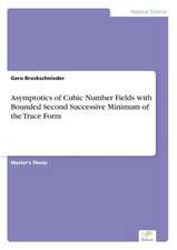 Asymptotics of Cubic Number Fields with Bounded Second Successive Minimum of the Trace Form