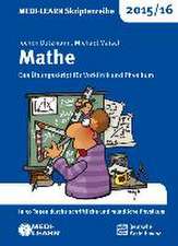 MEDI-LEARN Skriptenreihe 2015/16: Mathe