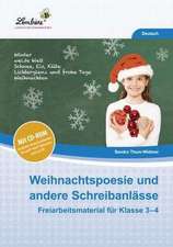 Weihnachtspoesie und andere Schreibanlässe. Kopiervorlagen, Heft, mit CD-ROM, editierbare Microsoft® Word® Dateien