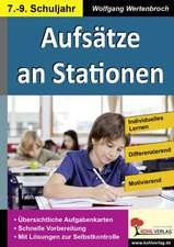 Aufsätze an Stationen 7-9