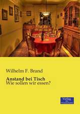 Anstand bei Tisch