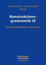 Konstruktionsgrammatik IX