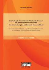 Sind Kulturelle Unterschiede in Arbeitsanforderungen Und Arbeitsressourcen Zu Erwarten? Eine Untersuchung Des Job Demands-Resources Model: Psychophonologische Aspekte Der Onomatopoie