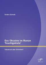 Das Obszone Im Roman 'Feuchtgebiete'