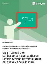 Die Situation von Schülerinnen und Schülern mit Migrationshintergrund im deutschen Schulsystem