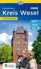 BVA Radwanderkarte Kreis Wesel 1:50.000, mit Knotenpunkten und km-Angaben, reiß- und wetterfest, GPS-Tracks Download, E-Bike geeignet