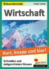 Wirtschaft - Grundwissen kurz, knapp & klar