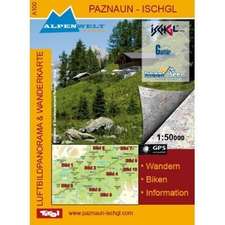 Paznaun - Ischgl 1 : 50 000 Wanderkarte & Luftbildpanoramakarte