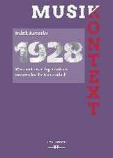 1928. Wien und das zeitgenössische österreichische Konzertlied