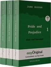 Pride and Prejudice / Stolz und Vorurteil - Teile 1-3 Softcover (Buch + 3 MP3 Audio-CD) - Lesemethode von Ilya Frank - Zweisprachige Ausgabe Englisch-Deutsch